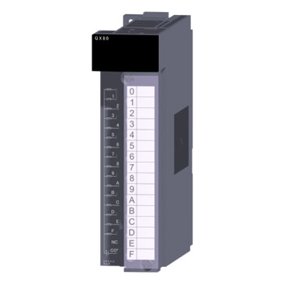 QX80 24VDC/4mA共阴极16点端子排 三菱PLC模块QX80原装特价QX80专业销售