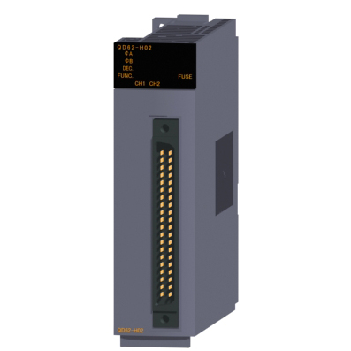 QD62-H02 三菱模块 Q系列PLC模块QD62-H02 5/12/24VDC输入漏型输出,2通道10kpps